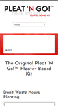 Mobile Screenshot of pleaterboard.com